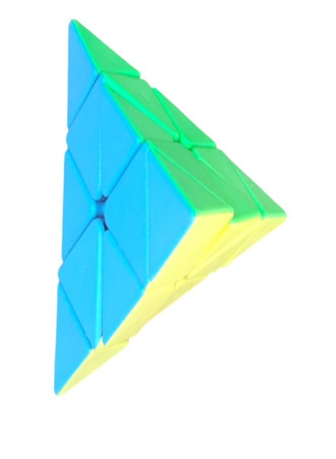 JNiL Kid Qiyi Pyramid Stickerless Magic Cube Mofangge Qiming Pyramid Stickerless Speed Cube - Image 3